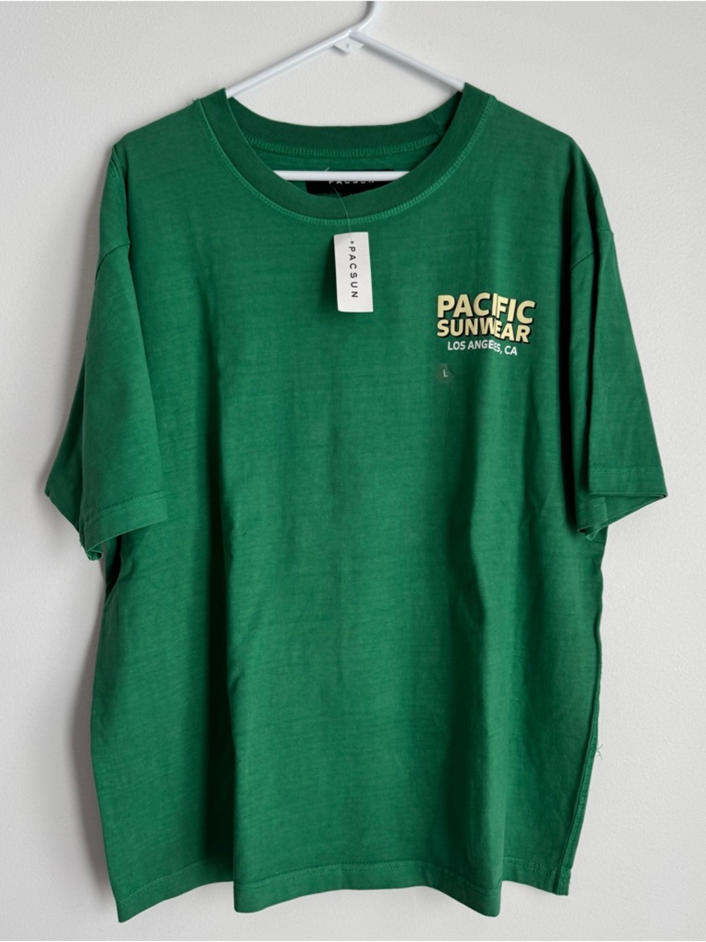 PacSun Pacific Sunwear Green Logo Tee - Men's Casual Shirt